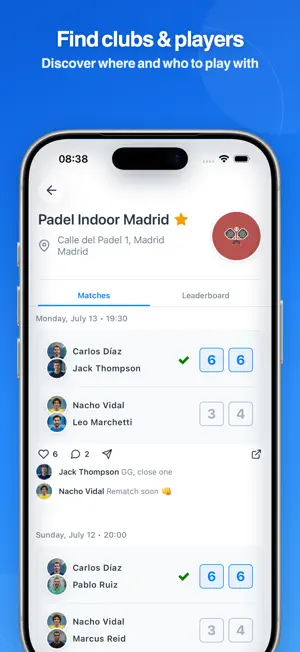 Padellog: Padel Match Tracker screenshot 2