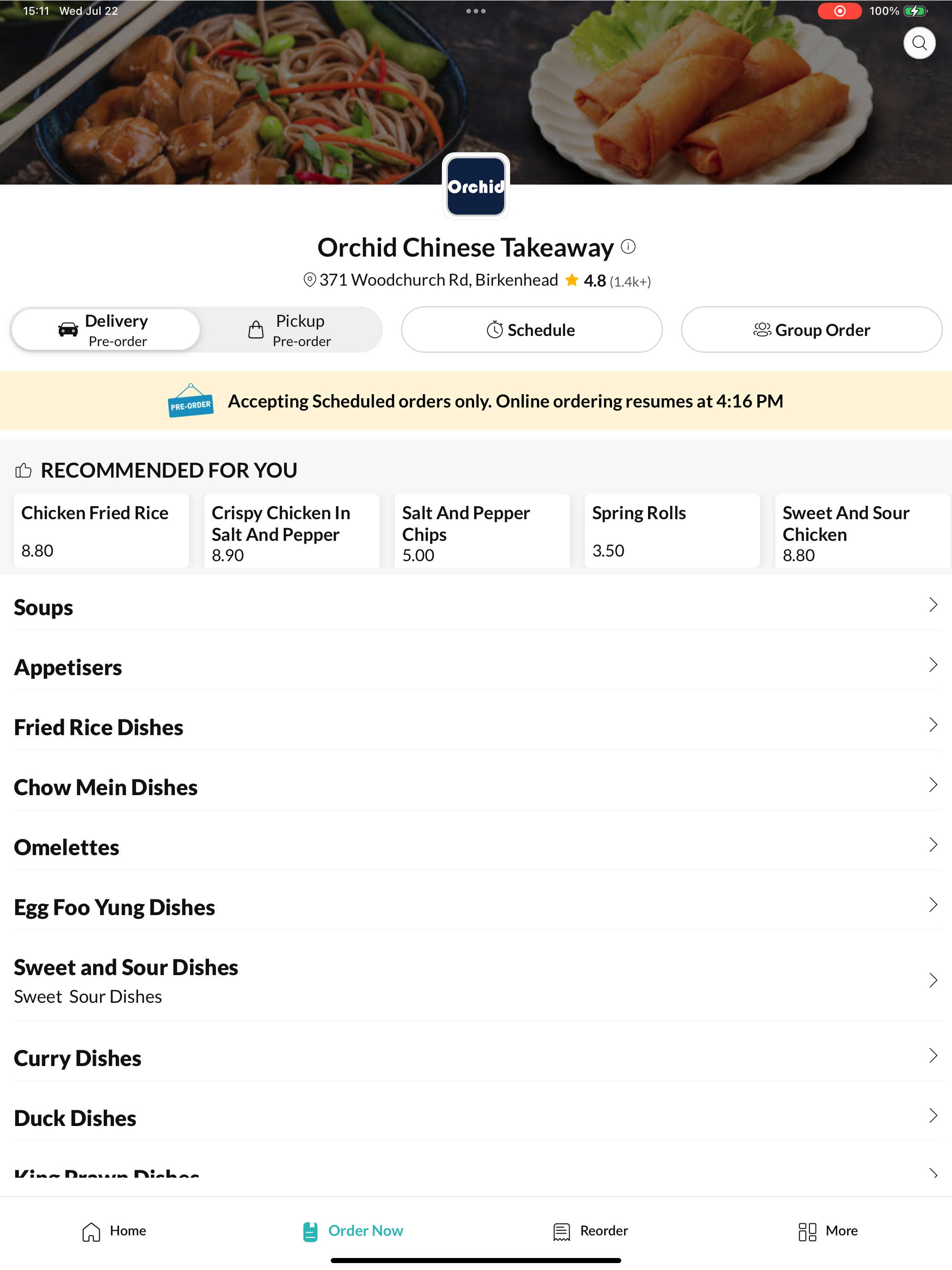 Orchid Chinese Takeaway screenshot 6
