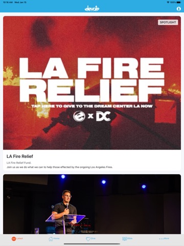 Elevate Ministries App iPad screenshot