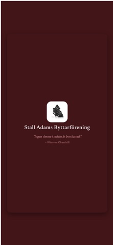 Stall Adams Ryttarförening iPhone screenshot 1