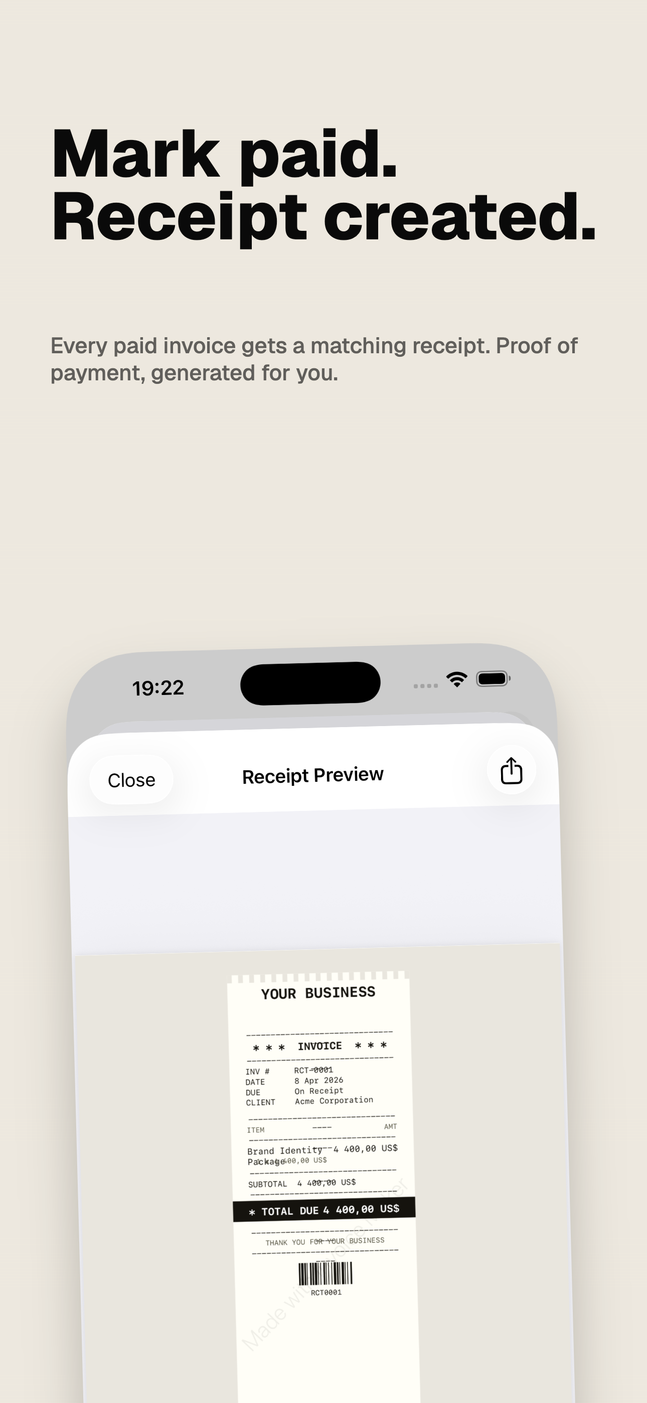 Invoice Maker: AI PDF Billing