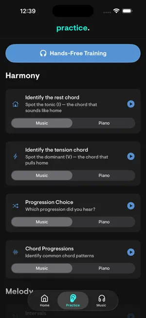 Real Ear Trainer screenshot 1