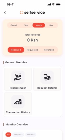 Self Service CS screenshot