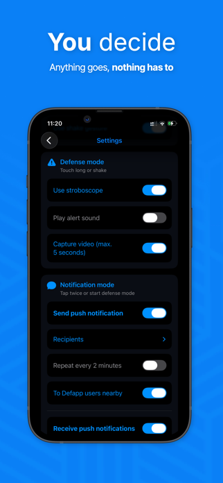Defapp - Personal Security Screenshot 4 of 7