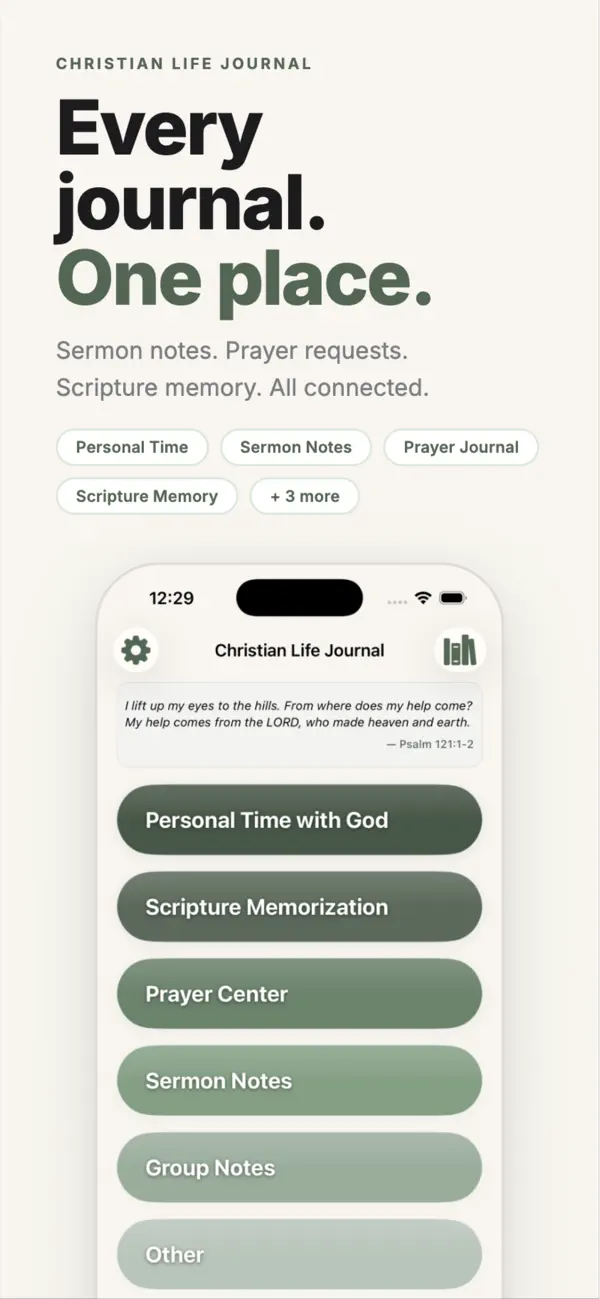 Screenshot #1 pour Christian Life Journal