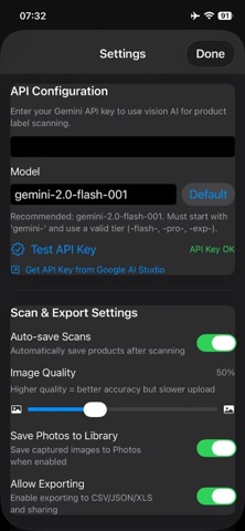 ProductScanner - Label Reader Screenshot 2 of 8