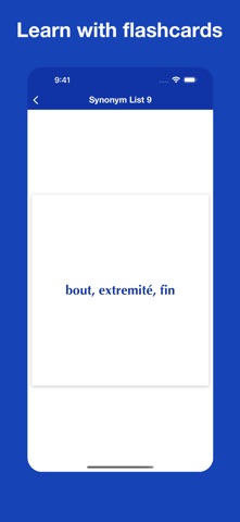 Mastering French Synonyms iPhone screenshot
