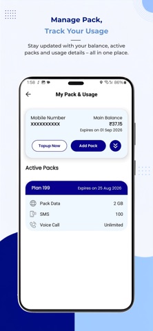 BSNL Selfcare (New) iPhone screenshot 2
