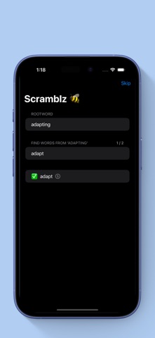 Scramblz screenshot