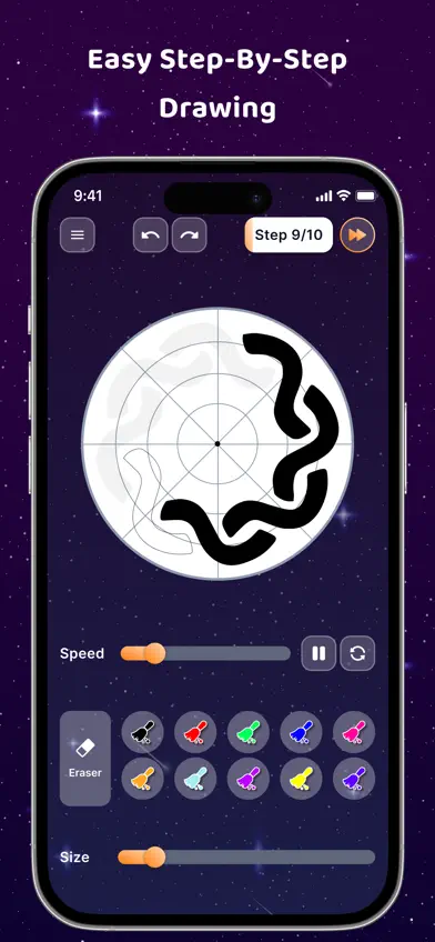 Magic Wheel - Spin Art Drawing screenshot 3