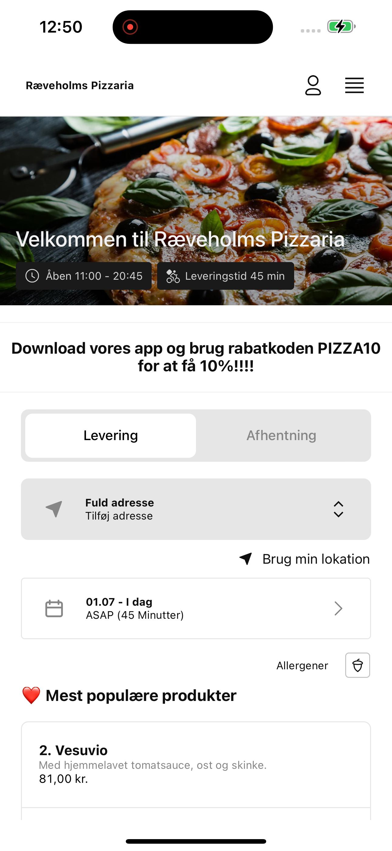 Ræveholms Pizzaria