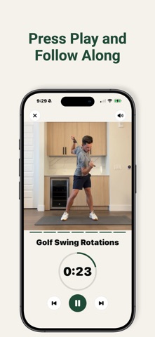 Rotate: Golf Fitness iPhone screenshot