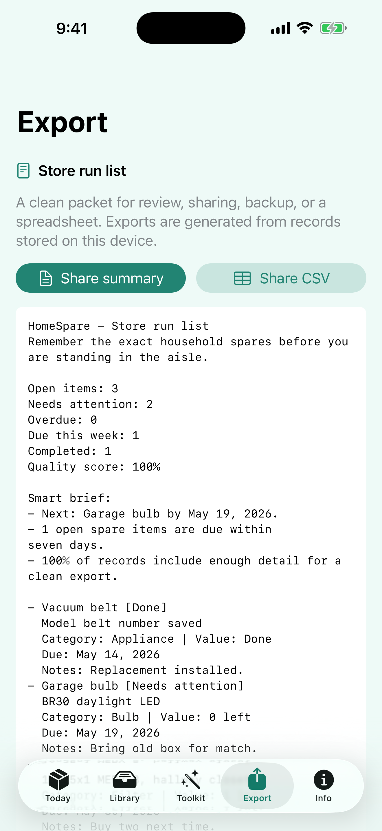 HomeSpare screenshot 5 of 5
