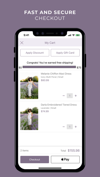 Morning Lavender App Screenshot