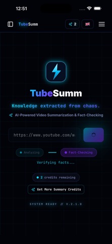 TubeSumm Screenshot 2 of 4