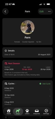 Breeder Tracker Screenshot 2 of 5