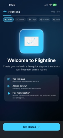 Flightline Idle Airline iPhone screenshot