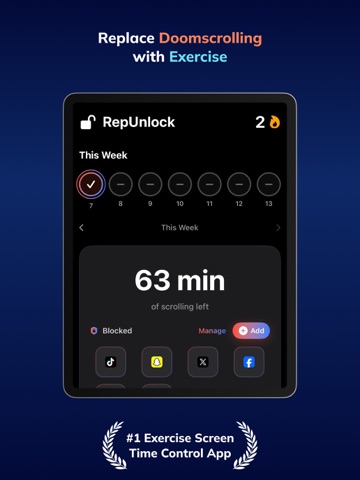 Push Ups to Unlock: RepUnlock