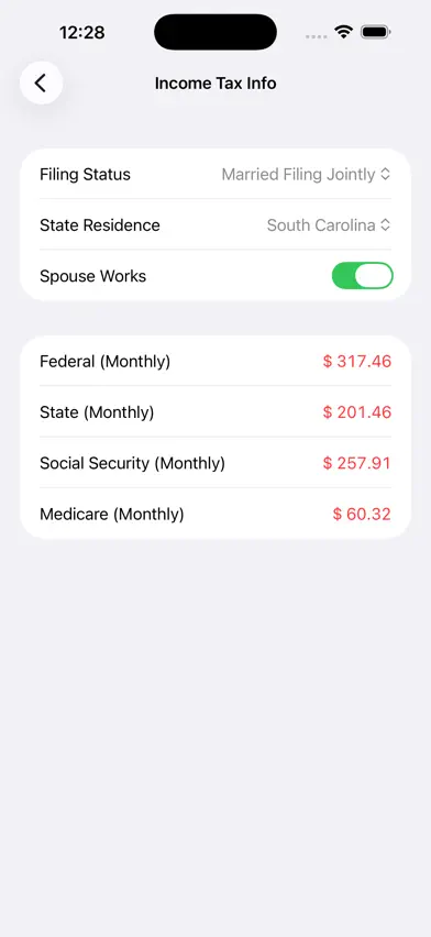 Military Net Pay screenshot 2