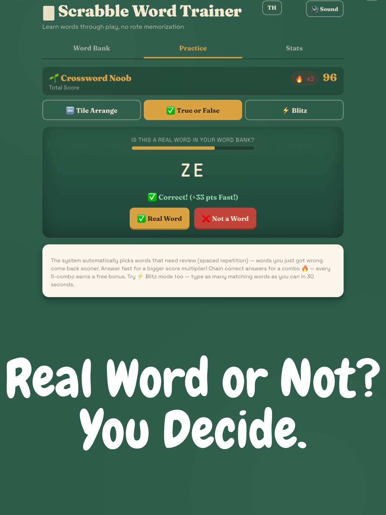 Screenshot 10 of Scrabble Word Trainer