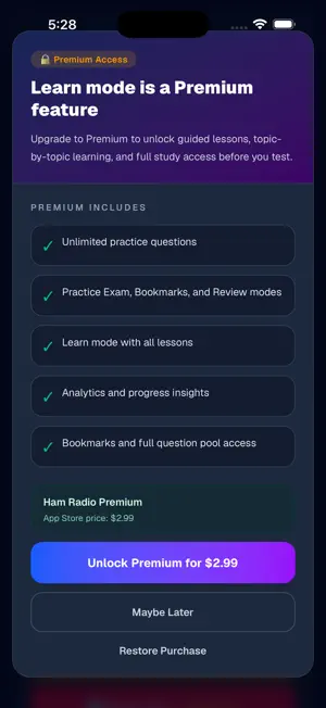Ham Radio Study Buddy screenshot 1