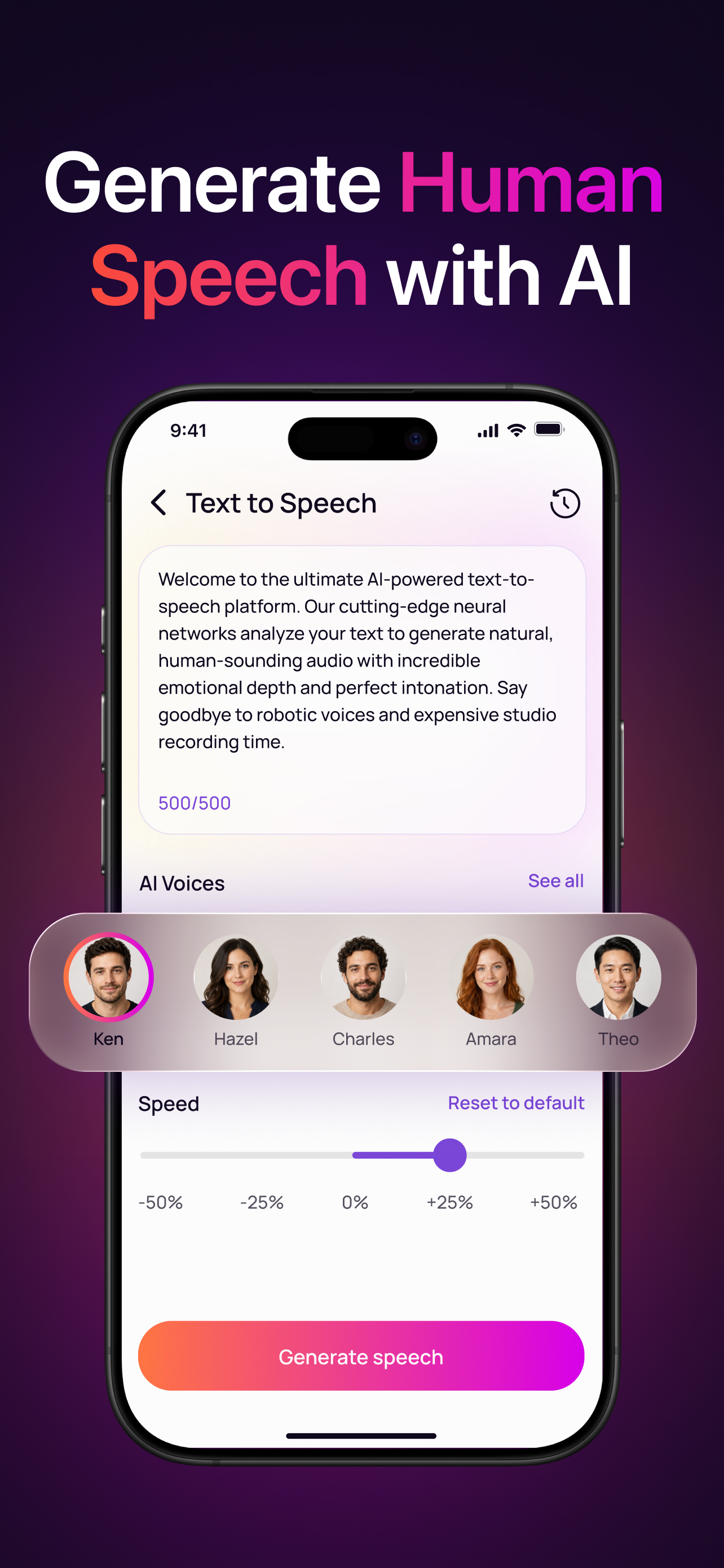 Murfa Ai - Text to Speech screenshot 3