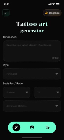 AI Imagine Your Tattoo screenshot