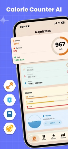 Calorie Calculator & Diet Plan iPhone screenshot