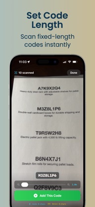 Scan2CSV Fast Code Scanner screenshot 3
