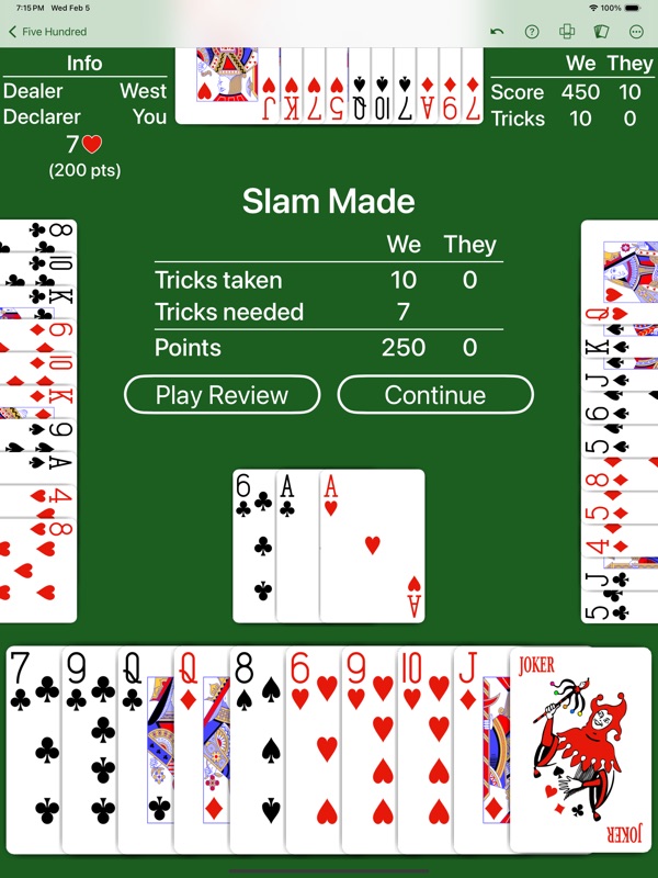 Five Hundred (500) - Expert AI screenshot 10