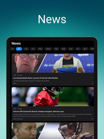 SSN: Sports Scores Now iPad screenshot