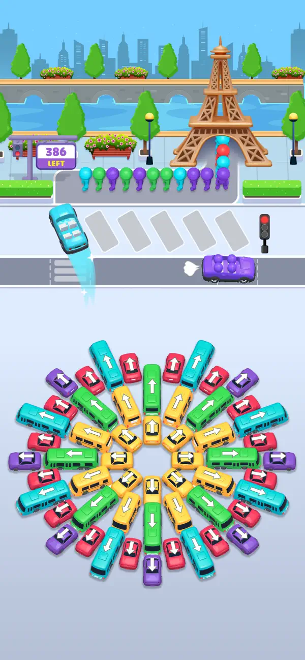 Screenshot #2 pour Bus Fever: Color Parking Jam