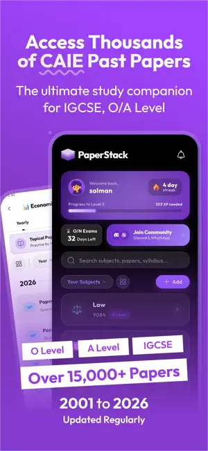 PaperStack CAIE Past Papers screenshot 1