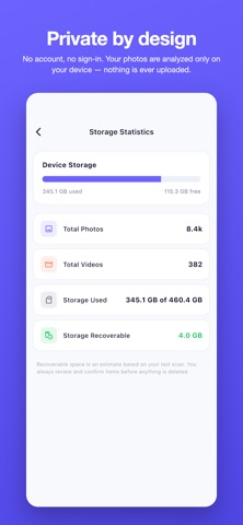 Vacio: Photo Cleaner screenshot