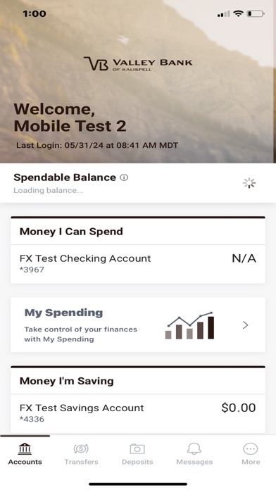 Valley Bank Kalispell Mobile Screenshot