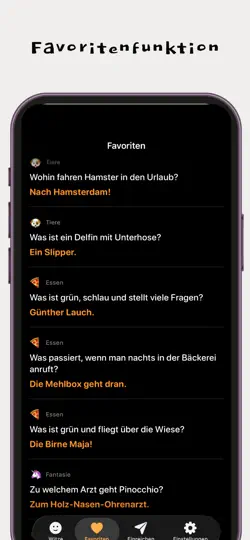 Screenshot von WitzWischer - Kinderwitze auf dem iPhone 2