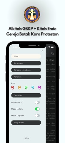 Alkitab GBKP + Kitab Ende screenshot