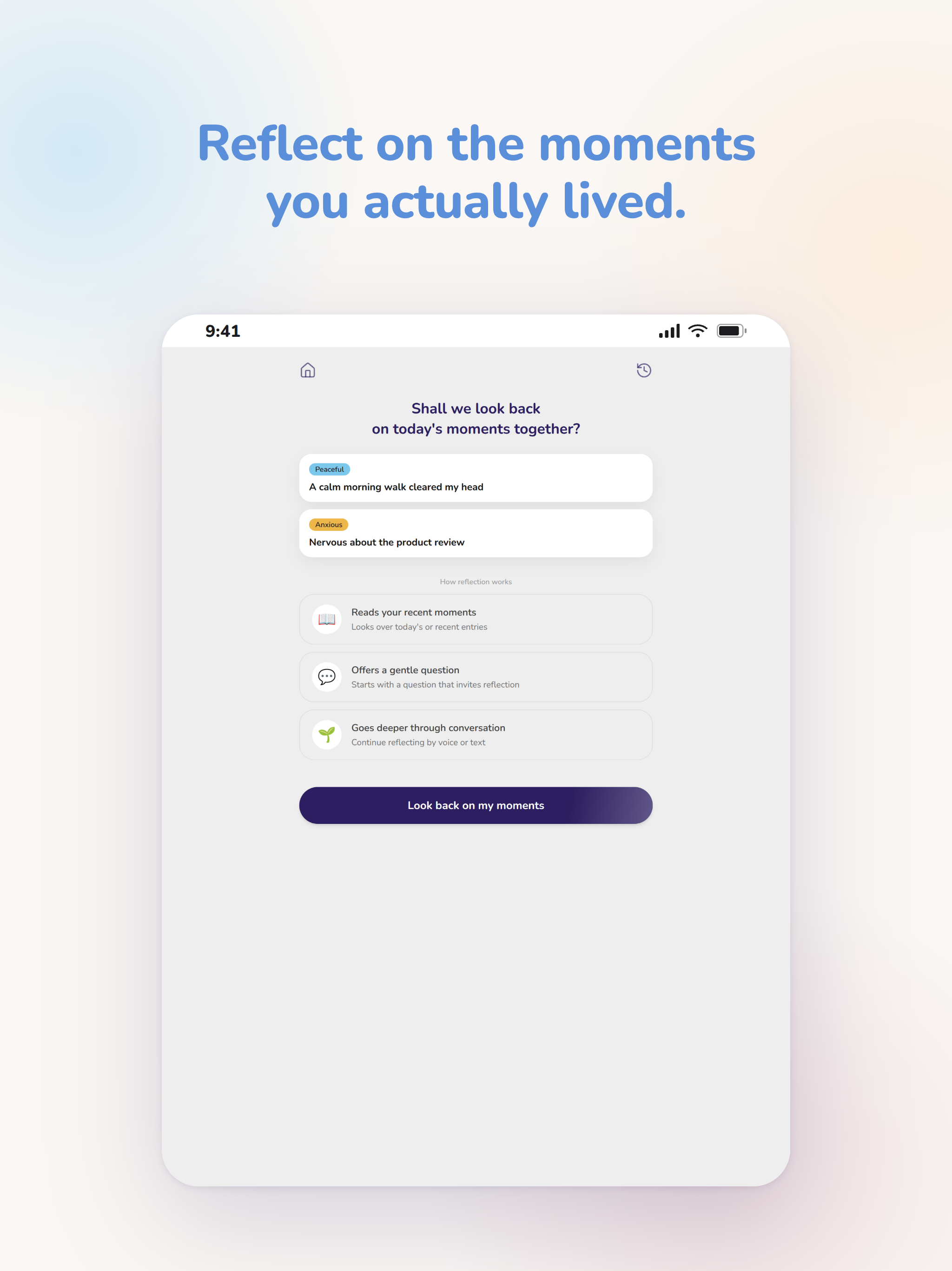 Momentary AI : Voice Journal screenshot 14