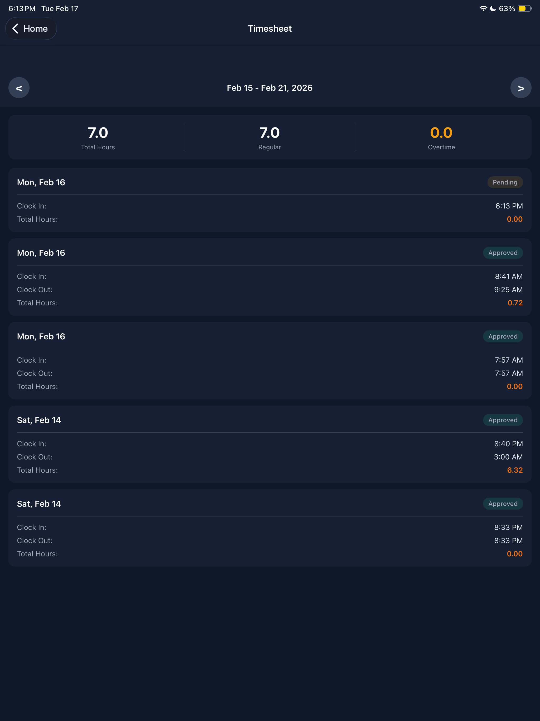 TClock - Jobsite Time Clock screenshot 10