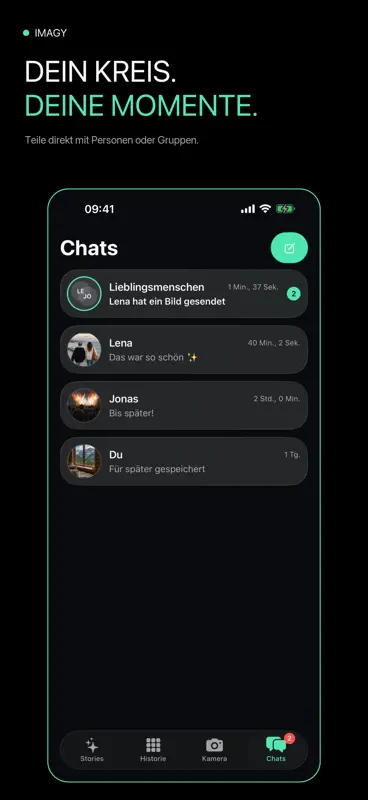 Imagy – Bilder teilen screenshot 2 of 5