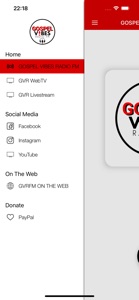 GOSPEL VIBES RADIO FM screenshot #2 for iPhone