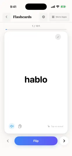 Capture d'écran de Greek Flashcards sur iPhone 2