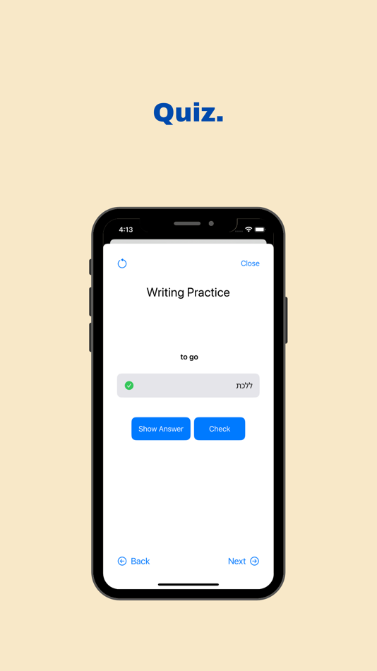 #4. Learn Hebrew On The Go (iOS) 由: Eden Dubrovsky