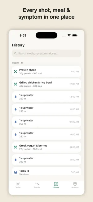 Sturdy: GLP-1 Tracker screenshot 1