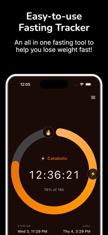 Fasting Tracker: screenshot