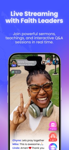 Faithia: Christian Coaching iPhone screenshot