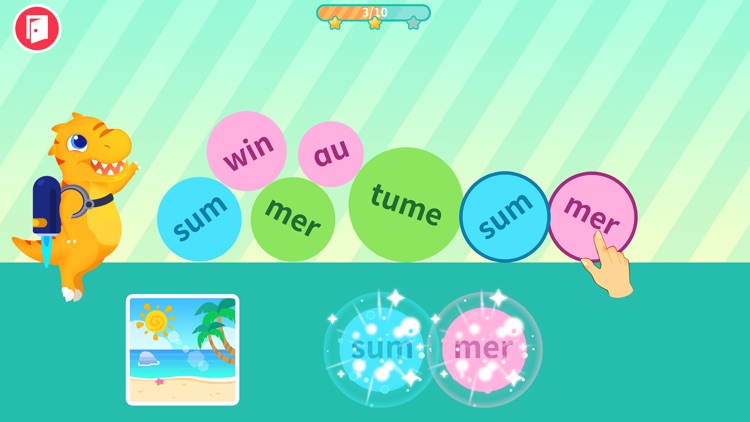 Dinosaur Word Games for kids screenshot-3