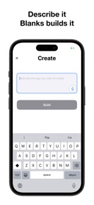 Blanks - AI App Builder screenshot