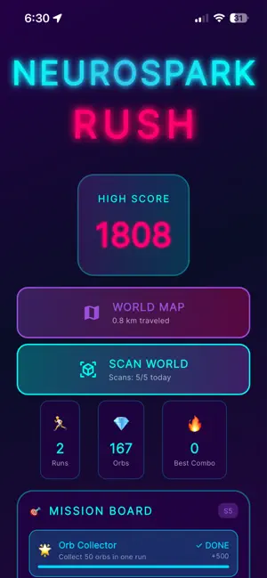 Neuro Spark Rush screenshot 1