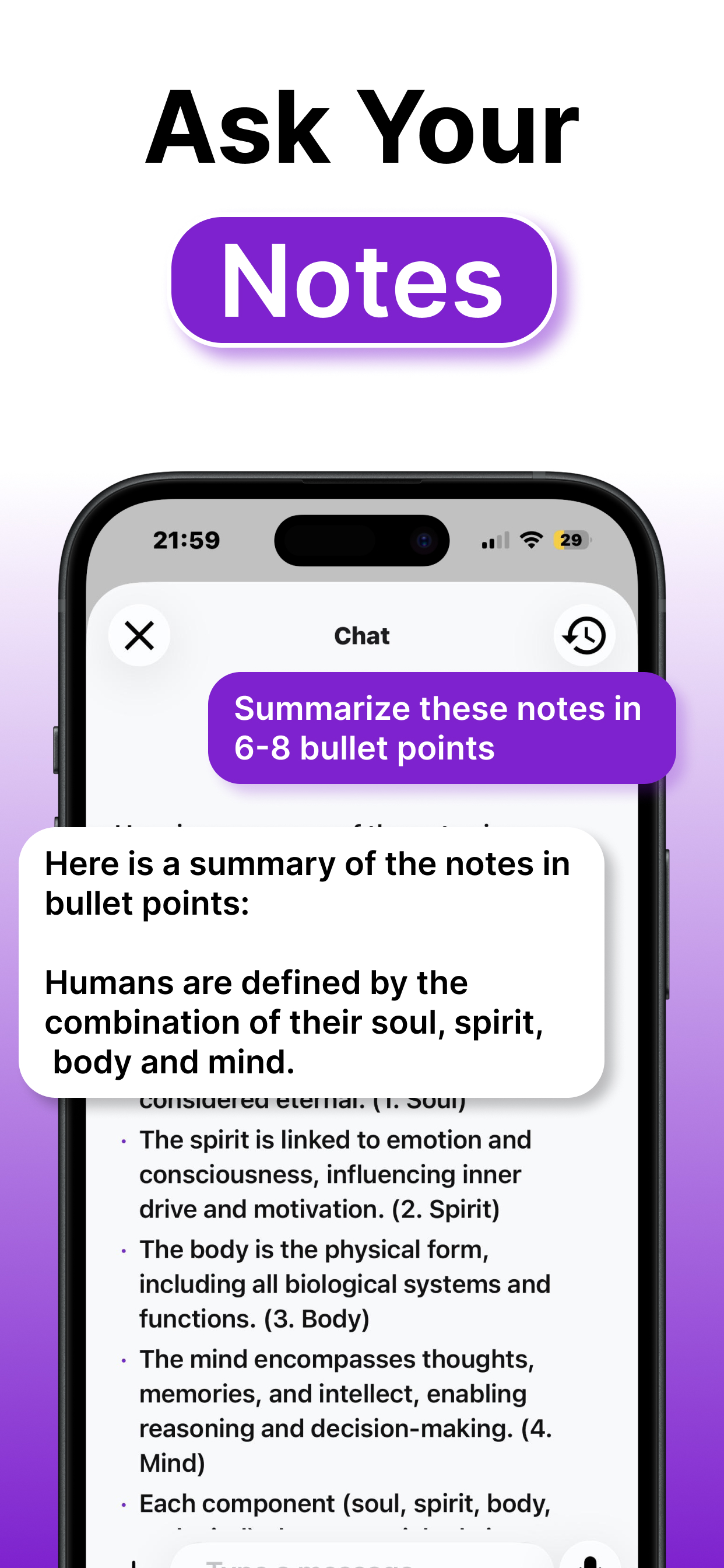 Lecture Transcription Brainote screenshot 6